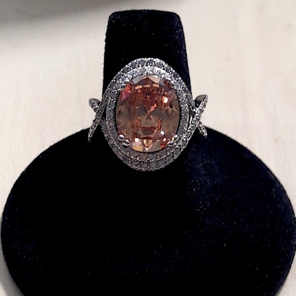 NWT Beautiful Citrine 925 Silver Ring - Picture 2 of 6